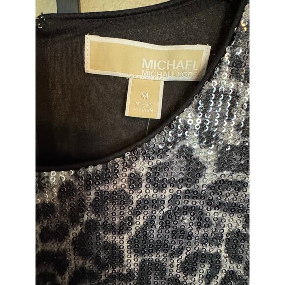 Michael Michael Kors Leopard Sequin Dress – Size Medium – NWT - Picture 6 of 7